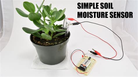 custom homemade moisture meter for soil|soil moisture detector project.